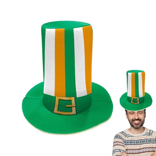 Nybhyjka St. Patricks Day Zylinder – Zylinderhut Irische Kopfbedeckung Kleeblatt – Foto-Requisiten, Partyzubehör, grüne Baumspitze, Kostümzubehör für Erwachsene und Jugendliche Nybhyjka St. Patricks Day Zylinder – Zylinderhut Irische Kopfbedeckung Kleeblatt – Foto-Requisiten, Partyzubehör, grüne Baumspitze, Kostümzubehör für Erwachsene und Jugendliche von Nybhyjka
