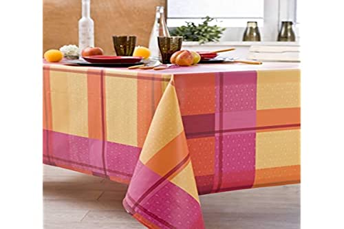 Nydel Indila Tischdecke aus Baumwolle, wasserdicht, quadratisch, 160 x 160 cm von Nydel