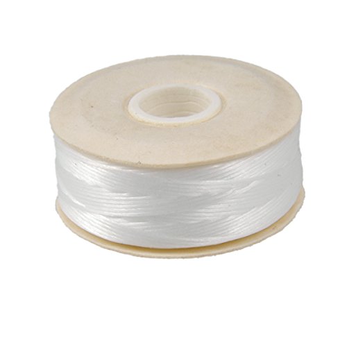NYMO Nylon-Perlenfaden, Größe D für Delica-Perlen, Weiß, 3 Stück NYMO Nylon-Perlenfaden, Größe D für Delica-Perlen, Weiß, 3 Stück von Nymo