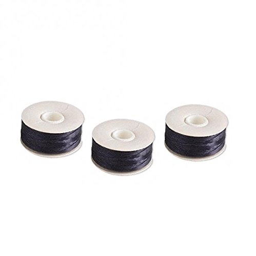 Nymo Nylonfaden Monocord, Größe B, Schwarz, 3 Spulen à 72 m, 65,8 m Nymo Nylonfaden Monocord, Größe B, Schwarz, 3 Spulen à 72 m, 65,8 m von Nymo