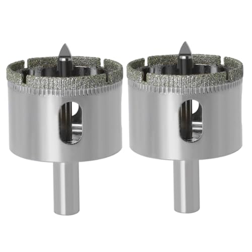 2 Lochsäge, 2pcs Lochsägen, 2 Zoll/50 -mm -Diamantsäge mit Mitte zum Schneiden von Metallholz -Kunststoff -Glassteinporzellan von Nyutcwe