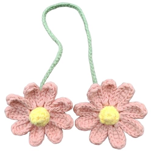 Häkelblume, süße Häkel Daisy Car Decor Hanging Pflanze für Auto zurück -Sicht Strickpflanzen hängen Ornament für Innenausstattung Fahrer Geschenk und Fensterdekor, Style 2 Flo Häkelblume, süße Häkel Daisy Car Decor Hanging Pflanze für Auto zurück -Sicht Strickpflanzen hängen Ornament für Innenausstattung Fahrer Geschenk und Fensterdekor, Style 2 Flo von Nyutcwe