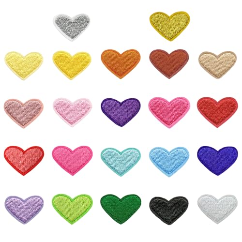Nzexlyva 22 Stück Aufnäher zum Aufbügeln für Kleidung, Mini-Herzapplikation, Stickerei-Flicken für DIY-Kleidung, Rucksäcke, Jacken, Schuhe, Hüte und Jeans. Nzexlyva 22 Stück Aufnäher zum Aufbügeln für Kleidung, Mini-Herzapplikation, Stickerei-Flicken für DIY-Kleidung, Rucksäcke, Jacken, Schuhe, Hüte und Jeans. von Nzexlyva