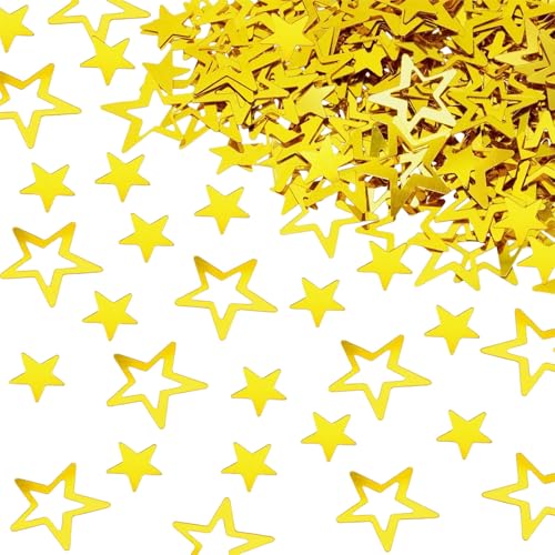 Nzexlyva Gold Star Konfetti Tischkonfetti, Gold Tischdekorationen für Babyparty, Geburtstag, Hochzeit, Party, Halloween & Weihnachtsdekoration, Metallfolie Spray Mittelstück Party Golden Star Nzexlyva Gold Star Konfetti Tischkonfetti, Gold Tischdekorationen für Babyparty, Geburtstag, Hochzeit, Party, Halloween & Weihnachtsdekoration, Metallfolie Spray Mittelstück Party Golden Star von Nzexlyva