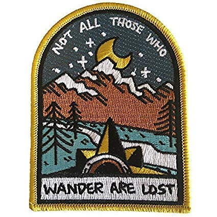 O'Houlihans - Not All Those Who Wander are Lost Patch (Hook) von O'Houlihans