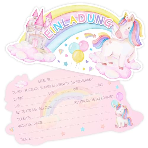 12 Einhorn Einladungskarten Kindergeburtstag, Einladung Einhorn Regenbogen Einladungskarten Einhorn Mädchen Jungen Geburtstagseinladungen Kinder Geburtstagsfeier Einladungskarten mit Umschlägen 12 Einhorn Einladungskarten Kindergeburtstag, Einladung Einhorn Regenbogen Einladungskarten Einhorn Mädchen Jungen Geburtstagseinladungen Kinder Geburtstagsfeier Einladungskarten mit Umschlägen von O-Kinee