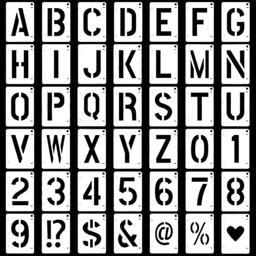 42 Stück Buchstaben Schablone Set,5 cm Schablonen Buchstaben Zahlen Zeichen,Wiederverwendbar DIY Buchstabenschablonen,Schreiben Malen und Basteln Zahlenschablonen für Kinder 42 Stück Buchstaben Schablone Set,5 cm Schablonen Buchstaben Zahlen Zeichen,Wiederverwendbar DIY Buchstabenschablonen,Schreiben Malen und Basteln Zahlenschablonen für Kinder von O-Kinee