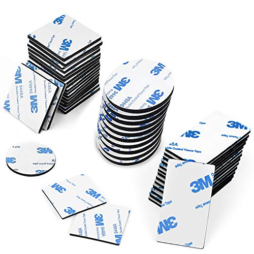 O-Kinee Klebepads Doppelseitig, 130 Stück Doppelseitige Schaumstoff-Pads, Doppelseitiges Klebeband Extra Stark, Quadratisch, Rechteck und Rund O-Kinee Klebepads Doppelseitig, 130 Stück Doppelseitige Schaumstoff-Pads, Doppelseitiges Klebeband Extra Stark, Quadratisch, Rechteck und Rund von O-Kinee