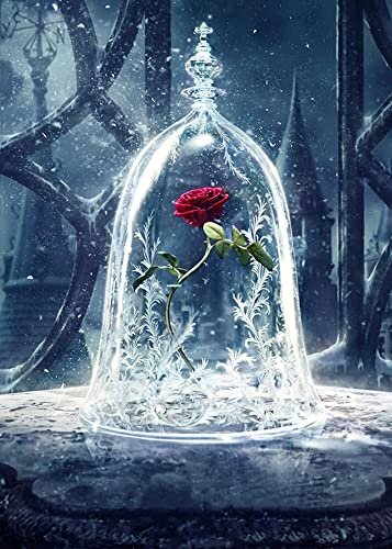O&BTRC01 Diamond Painting Erwachsene Blumen Diamant Painting Bilder Rose von O&BTRC01
