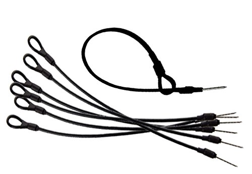 500 Stahlschlaufen 18 cm schwarz für Hartetiketten Warensicherungsetiketten Warensicherung Artikelsicherung 500 Stahlschlaufen 18 cm schwarz für Hartetiketten Warensicherungsetiketten Warensicherung Artikelsicherung von O&W Security