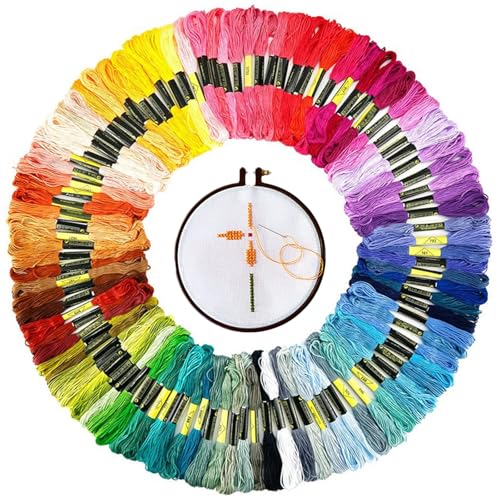 100 Farben stickgarn, garn, stickgarn set, armbänder knüpfen, bänder für armbänder, freundschaftsbänder, knüpfgarn, perlgarn, sticke set erwachsene, für flechten, basteln, häkeln 100 Farben stickgarn, garn, stickgarn set, armbänder knüpfen, bänder für armbänder, freundschaftsbänder, knüpfgarn, perlgarn, sticke set erwachsene, für flechten, basteln, häkeln von O5O2