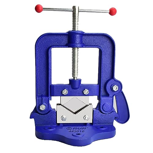 Geschmiedeter Rohrschraubstock Für Werkbank Öffnungsbereich: 0.4-3inch/0.6-4.3inch/0.8-5.5inch, Hochleistungs-Rohrschraubstock Blauer Rohrschraubstock Aus Gusseisen, Zum Fixieren Von Rohren(Size:2#) Geschmiedeter Rohrschraubstock Für Werkbank Öffnungsbereich: 0.4-3inch/0.6-4.3inch/0.8-5.5inch, Hochleistungs-Rohrschraubstock Blauer Rohrschraubstock Aus Gusseisen, Zum Fixieren Von Rohren(Size:2#) von OABIWEGH
