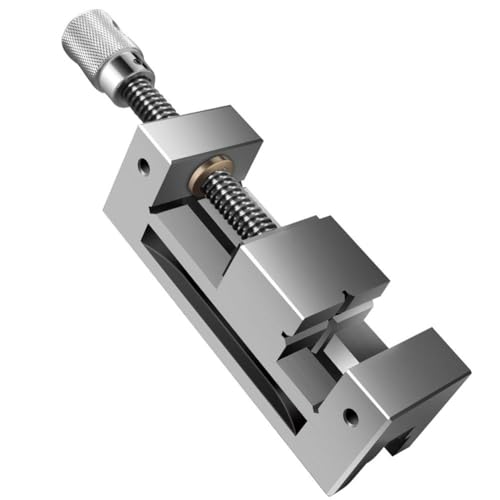 OABIWEGH 0,003 Mm Präzisions-Schraubstock Backenbreite: 1.5/2/2.5/3/4/6Inch, Edelstahl-Schraubstock Härte Bis HRC 58–62 ° Für Holzbearbeitung, Rohrschneiden Und Bastelarbeiten(Size:2.5Inch) von OABIWEGH