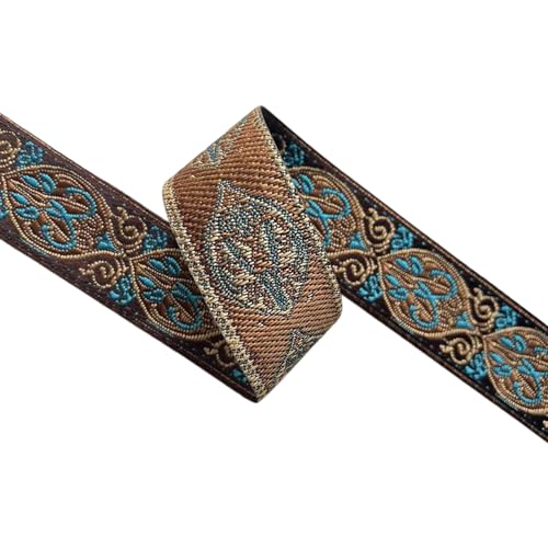 4.92yard Stoffband Vintage Stickerei Mit Gewebten Ribbon Stoffverkleidung Zum Nähwerk von OAJABBGE