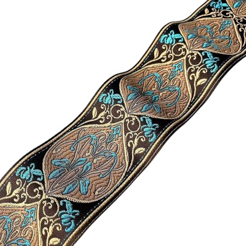 4.92yard Stoffband Vintage Stickerei Mit Gewebten Ribbon Stoffverkleidung Zum Nähwerk von OAJABBGE