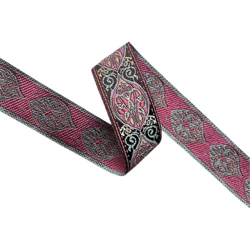4.92yard Stoffband Vintage Stickerei Mit Gewebten Ribbon Stoffverkleidung Zum Nähwerk von OAJABBGE