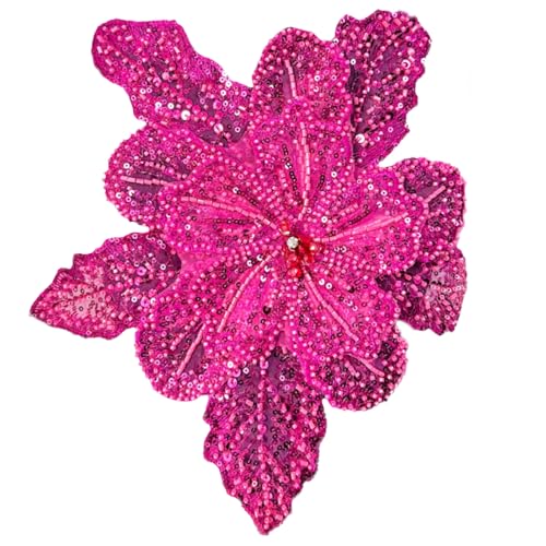 Auffällige Blumengewebeanwendungen Mit Pailletten Auf Flecken Für Hochzeits/Abendkleid Kleidungsflecken Mit Pailletten Nähen Nähen von OAJABBGE