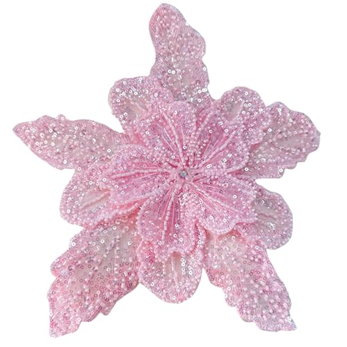 Auffällige Blumengewebeanwendungen Mit Pailletten Auf Flecken Für Hochzeits/Abendkleid Kleidungsflecken Mit Pailletten Nähen Nähen von OAJABBGE