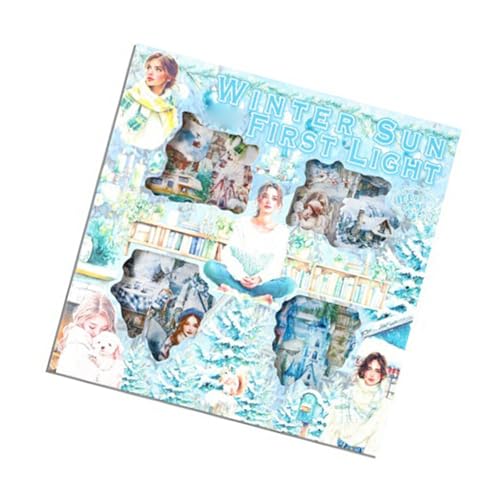 Blumenmuster Handbücher Aufkleber Pack Von 100 Für Scrapbooking Journals Haustierblätter Kid Craft Activity Kits Blumen Thema Aufkleber Blätter von OAJABBGE