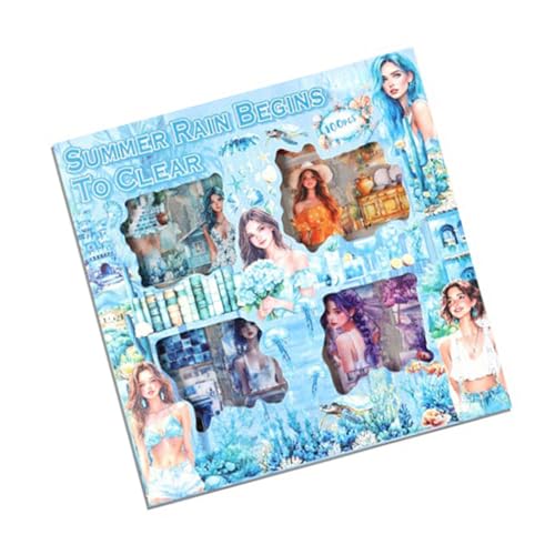 Blumenmuster Handbücher Aufkleber Pack Von 100 Für Scrapbooking Journals Haustierblätter Kid Craft Activity Kits Blumen Thema Aufkleber Blätter von OAJABBGE