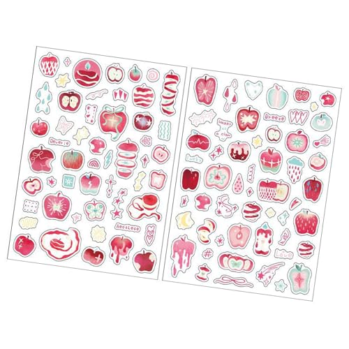 Einfach Farbenfrohe Obst Scrapbooking Aufkleber Für Handgefertigte Journals Kinderhandwerk Und Kreative Kunstwerkskollektion Scrapbooking Sticker von OAJABBGE