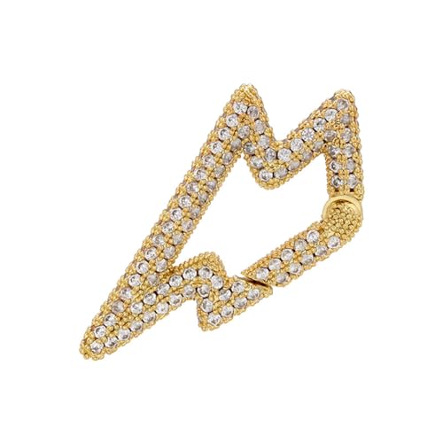 Elegante Goldene/versilberte Messing Kubikzirkonia Geometrische Anschluss Für Schmuckdesigner Und Handwerksliebhaber von OAJABBGE