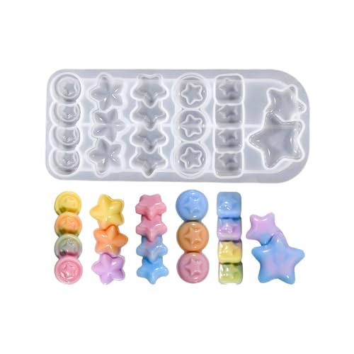 Fashion Heart Star Sturdy Silicon Schlüsselbund Schimmelpilze Handwerksmittel Epoxidharz Quicksands Charme Für Personalisiertes Schmuck Fashion Heart Star Sturdy Silicon Schlüsselbund Schimmelpilze Handwerksmittel Epoxidharz Quicksands Charme Für Personalisiertes Schmuck von OAJABBGE