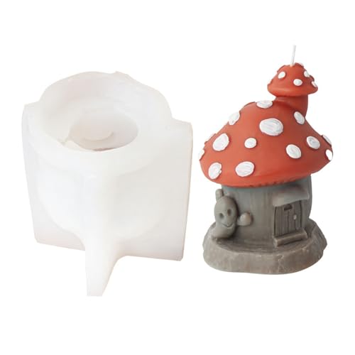 Halloween Silikonformen Pilz Kerzenformen Duft Kerzenformen Bastelmittel Für Halloween Dekorationen von OAJABBGE