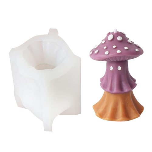 Halloween Silikonformen Pilz Kerzenformen Duft Kerzenformen Bastelmittel Für Halloween Dekorationen von OAJABBGE