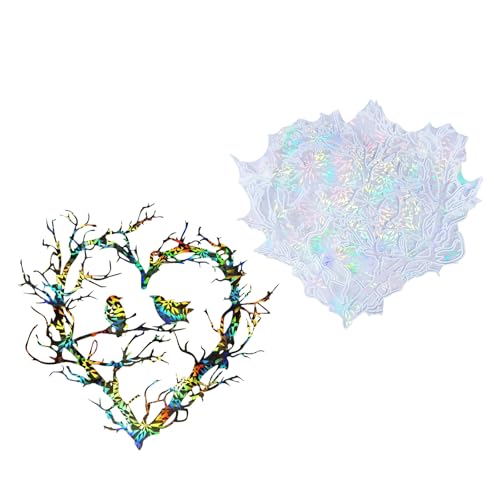 Herzförmige Vogelnest Wanddekoration Form Rainbow Lights Silikonform Für Epoxidharz Art Schmuckwerkzeug von OAJABBGE