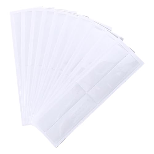 Klebebrickbeutel Tränenresistente Haltbarkeit PVC Beutel Einfach Zu Verwendende Aufkleber Taschen Zur Schnellen Identifizierung 40pcs Adhäsive PVC Etikett Beutel von OAJABBGE