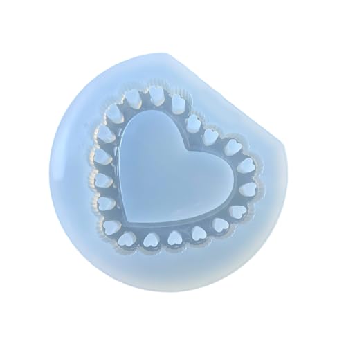 Nahrungsmittelqualität Silikon Herzformform Für Schmuck Schlüsselbund Anhänger Harzhandwerk Und Flüssige Kunstprojekte Handgefertigtes Accessoires Silikonform Nahrungsmittelqualität Silikon Herzformform Für Schmuck Schlüsselbund Anhänger Harzhandwerk Und Flüssige Kunstprojekte Handgefertigtes Accessoires Silikonform von OAJABBGE