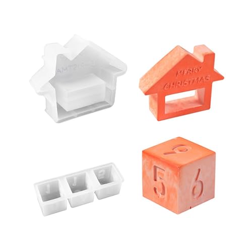 Nummer Würfel Silikonformen Für Handgefertigte Blockkalender Home Dekoration Silikon Blockkalenderformen Für Epoxidharz Nummer Würfel Silikonformen Für Handgefertigte Blockkalender Home Dekoration Silikon Blockkalenderformen Für Epoxidharz von OAJABBGE