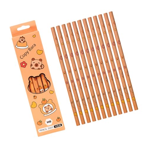 OAJABBGE 12 Stücke Holzstifte Schöne Tierstifte Skizzieren Stifte Schreiben Vorräte Home Office School Supplies von OAJABBGE