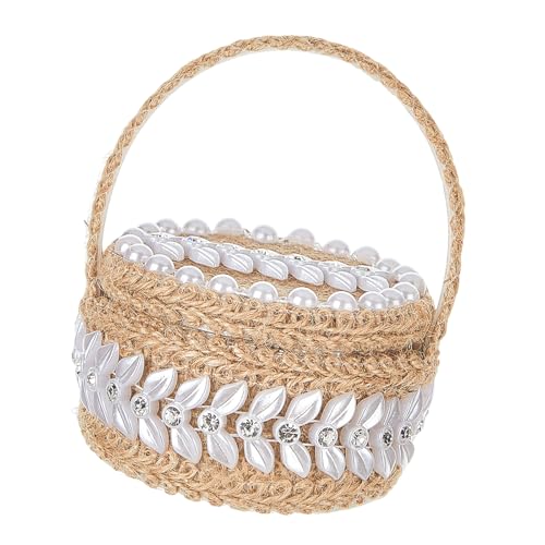 OAJABBGE Anmutige Stoffringe Box Mit Komfortgriff Ideal Für Hochzeitszeremoniezubehör Eheringe OAJABBGE Anmutige Stoffringe Box Mit Komfortgriff Ideal Für Hochzeitszeremoniezubehör Eheringe von OAJABBGE