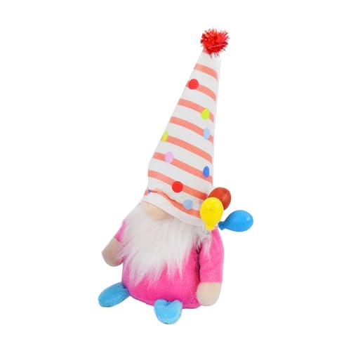 OAJABBGE Bunte Plüschpuppen Mit Luftballons Kuchen Elfen Finden Spielzeug Für Heimgeburtstagsfeiern Dekore Für Kinder Und Teenager von OAJABBGE
