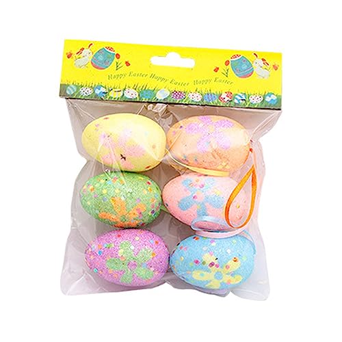 OAJABBGE Glitzernde Ostereier Weicher Schaum Vogel Egei Ornament Festliche Dekoration Für Gartenparty Einstellung Requisiten von OAJABBGE