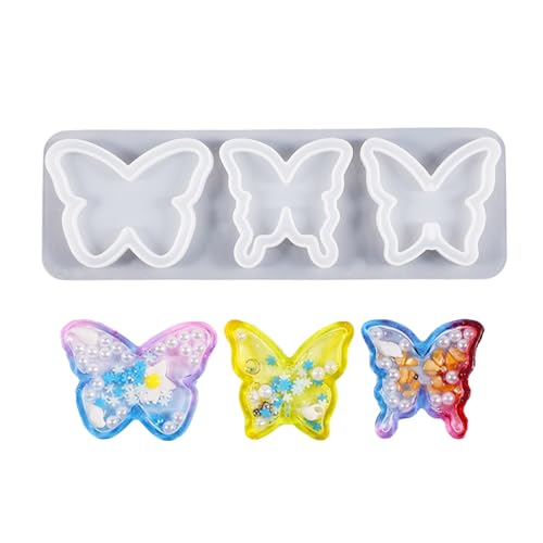Silikonform Schmetterlingsform Anhänger Kristall Epoxidharz Charme Form Für Schlüsselbundschmuckzubehör Für Schlüsselbund Silikonform Schmetterlingsform Anhänger Kristall Epoxidharz Charme Form Für Schlüsselbundschmuckzubehör Für Schlüsselbund von OAJABBGE