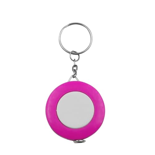 Automatisches Teleskop-Maßband, Körpermessfolie, metrisches Zentimeter-Näh-Schneiderband, 150 cm/60 Zoll, 1 Stück(Rose red) von OAOAO