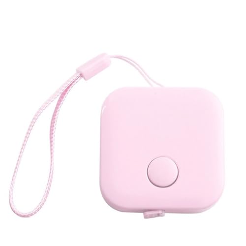 Körpermaßband, einziehbares weiches Maßband 1,5 m, Messwerkzeug for Nähstoffe, 1 Stück(Pink) von OAOAO
