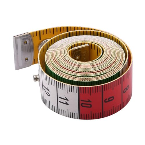Körpermaßband mit Schnalle, doppelseitiges weiches Nählineal 1,5 m x 1,8 cm, 1 Stück Körpermaßband mit Schnalle, doppelseitiges weiches Nählineal 1,5 m x 1,8 cm, 1 Stück von OAOAO