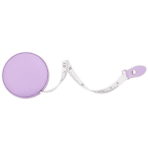 Maßband, Körpermaßband, einziehbares Mini-Lineal 1,5 m x 7,5 mm, Schneiderwerkzeug for Stoffnähen, 1 Stück(Purple) von OAOAO