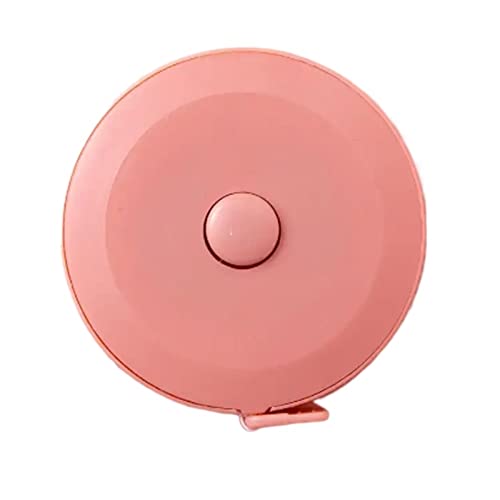 Weiches Maßband mit doppelter Skala, 2 m, flexibles Nählineal for Körpermaße, Schneiderhandwerk, 1 Stück(Pink) von OAOAO
