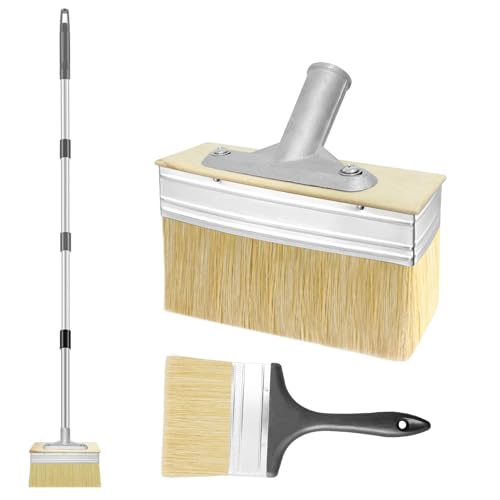 7-Zoll-Terrassen-Pinsel mit 60-Zoll-Langgriff, Deck-Fleckenapplikator mit 4-Zoll-Pinsel für Holzböden, Zaunwandmöbel, Ölbeizen, Terrassenfarben, Terrassenflecken, Deckbeschichtungen 7-Zoll-Terrassen-Pinsel mit 60-Zoll-Langgriff, Deck-Fleckenapplikator mit 4-Zoll-Pinsel für Holzböden, Zaunwandmöbel, Ölbeizen, Terrassenfarben, Terrassenflecken, Deckbeschichtungen von OAONY