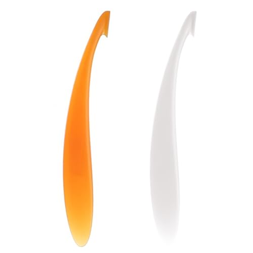 2 Stücke Orangenschäler, Obstschäler, Kreatives Gadget, Manuelles Schäler, Küchenwerkzeuge (Orange, Weiß). von OAOSDH