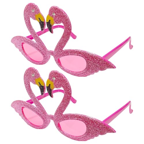 OAOSDH 2 Stücke Flamingo -Brillen, Kreative Persönlichkeit, Lustige Schießen Von Requisiten, Modische Sonnenbrillen, Universell Für Männer Und Frauen, Hawaiianische Stranddekoration. von OAOSDH