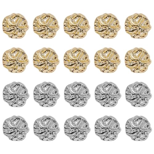 OAOSDH 20 Stücke Von Kleidungsknöpfen, Unregelmäßige Designknöpfe, Modische Knöpfe, Kreative Dekorative Tasten, Kleidungszubehör. OAOSDH 20 Stücke Von Kleidungsknöpfen, Unregelmäßige Designknöpfe, Modische Knöpfe, Kreative Dekorative Tasten, Kleidungszubehör. von OAOSDH
