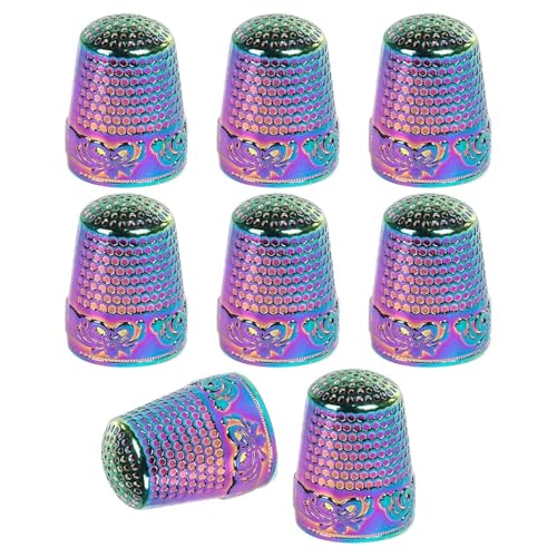 OAOSDH 8 Stücke Farbiger Metallfinger, Kreuzstich -Finger -Beschützer, DIY -Handwerksnähenwerkzeug, Kreativer Retro -Strick -Fingerspitzenabdeckung. OAOSDH 8 Stücke Farbiger Metallfinger, Kreuzstich -Finger -Beschützer, DIY -Handwerksnähenwerkzeug, Kreativer Retro -Strick -Fingerspitzenabdeckung. von OAOSDH