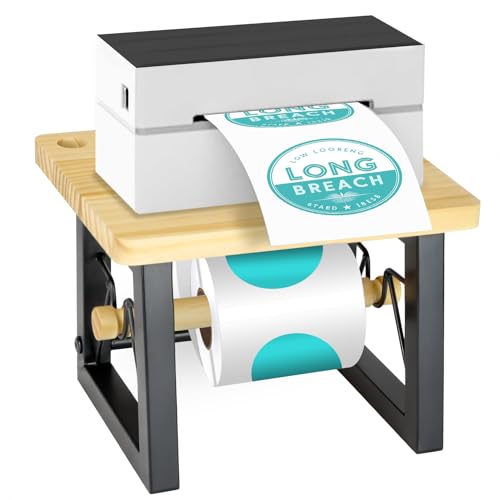 Etikettenhalter für Rollen und Fächerfalz-Etiketten, Thermo-Etikettenhalter, Thermodruckerständer, Zubehör für Desktop, E-Commerce, Kleinunternehmen Etikettenhalter für Rollen und Fächerfalz-Etiketten, Thermo-Etikettenhalter, Thermodruckerständer, Zubehör für Desktop, E-Commerce, Kleinunternehmen von OARSE