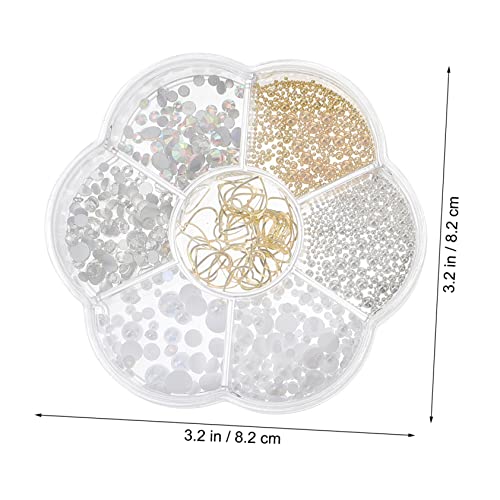 2 Boxen Nail Art Zubehör Boxen mit Perlen und Strasssteinen Dekorative Nail Pearls für Besondere Anlässe und Alltagsgebrauch 2 Boxen Nail Art Zubehör Boxen mit Perlen und Strasssteinen Dekorative Nail Pearls für Besondere Anlässe und Alltagsgebrauch von OATIPHO